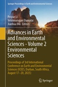 Cover: Advances in Earth and Environmental Sciences - Volume 2 Environmental Sciences - Springer