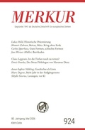 Cover: MERKUR 5/2026, Jg.80 - Klett-Cotta