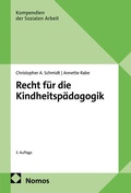 Cover: Recht f&uuml;r die Kindheitsp&auml;dagogik - Nomos