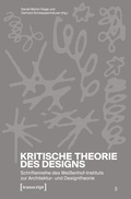 Cover: Kritische Theorie des Designs - transcript