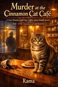 Cover: Murder at the Cinnamon Cat Caf&eacute; (A Cozy Mystery with Cats, Coffee, and a   Deadly Secret - Book 1 of The Cinnamon  Cat Caf&eacute; Mysteries, #1) - RAMA