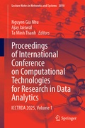 Cover: Proceedings of International Conference on Computational Technologies for Research in Data Analytics - Springer