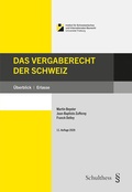 Cover: Das Vergaberecht der Schweiz - Schulthess Juristische Medien