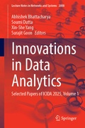 Cover: Innovations in Data Analytics - Springer