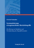 Cover: Systematisierung ertragsteuerlicher Betriebsbegriffe - Kovac, Dr. Verlag