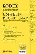 Cover: KODEX Umweltrecht 2026 - LexisNexis Verlag ARD ORAC GmbH