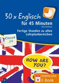 Cover: 30 x Englisch f&uuml;r 45 Minuten - Klasse 3/4 - Verlag an der Ruhr