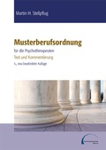 Cover: Musterberufsordnung f&uuml;r die Psychotherapeuten - Psychotherapeutenverlag