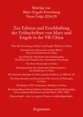 Cover: Zur Edition und Erschlie&szlig;ung der Fr&uuml;hschriften von Marx und Engels in der VR China - Argument Verlag mit Ariadne