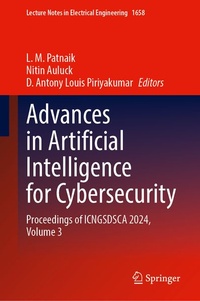 Enlarge image Cover: Advances in Artificial Intelligence for Cybersecurity - Springer