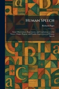 Cover: Human Speech - Creative Media Partners, LLC
