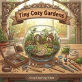 Cover: Tiny Cozy Gardens - Aesthetic Vibes Coloring Book