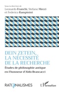 Cover: Dein Zetein, la necessite de la recherche - Editions L'Harmattan