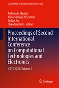 Cover: Proceedings of Second International Conference on Computational Technologies and Electronics - Springer