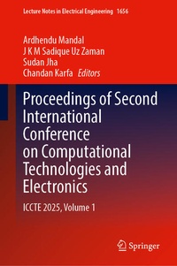 Enlarge image Cover: Proceedings of Second International Conference on Computational Technologies and Electronics - Springer