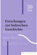 Cover: Forschungen zur baltischen Geschichte - Brill Deutschland GmbH