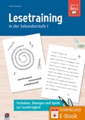 Cover: Lesetraining in der Sekundarstufe I - Verlag an der Ruhr