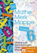 Cover: Die Mathe-Merk-Mappe Klasse 6 - Verlag an der Ruhr
