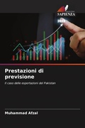 Cover: Prestazioni di previsione - Edizioni Sapienza