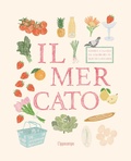 Cover: Il mercato. Adesivi e tavole da colorare - L'Ippocampo