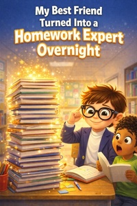 Enlarge image Cover: My Best Friend Turned Into a Homework Expert Overnight - shubham jain