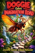 Cover: Doggie Takes Imagination Road - Triumvirate International Publications