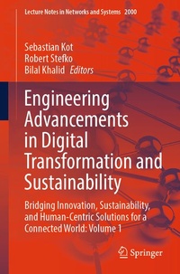 Enlarge image Cover: Engineering Advancements in Digital Transformation and Sustainability - Springer