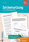 Cover: Zeichensetzung in der Sekundarstufe I - Verlag an der Ruhr