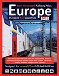 Cover: Europe 2026 - Icon Illustrated Railway Atlas - Designed for Interrail and Eurail Global Rail Pass - Detailed Edition - Solitaire Contracts Limited