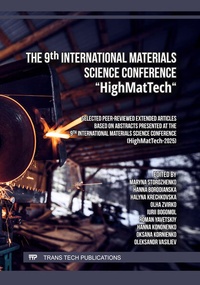 Enlarge image Cover: The 9th International Materials Science Conference "HighMatTech" - Trans Tech Publications Ltd