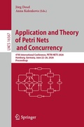 Cover: Application and Theory of Petri Nets and Concurrency - Springer