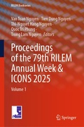 Cover: Proceedings of the 79th RILEM Annual Week & ICONS 2025 - Springer