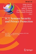Cover: ICT Systems Security and Privacy Protection - Springer