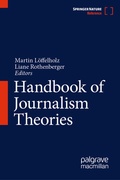 Cover: Handbook of Journalism Theories - Palgrave Macmillan
