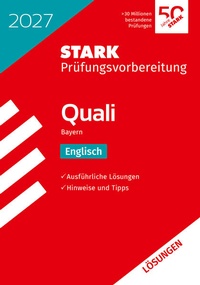 Bild vergrößern Bild: STARK Lösungen zu Englisch 9. Klasse - Quali Mittelschule 2027 Bayern - Prüfungsvorbereitung - Stark Verlag
