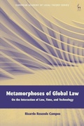 Cover: Metamorphoses of Global Law - Bloomsbury Academic