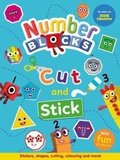 Cover: Numberblocks Cut and Stick book - Sweet Cherry Publishing