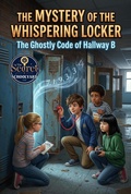 Cover: The Mystery of the Whispering Locker : The Ghostly Code of Hallway B (The Secret Schoolyard Club, #2) - Paddooss