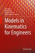 Cover: Models in Kinematics for Engineers - Springer