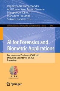 Enlarge image Cover: AI for Forensics and Biometric Applications - Springer