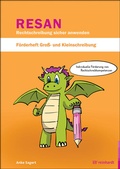 Cover: RESAN - Rechtschreibung sicher anwenden. F&ouml;rderheft Gro&szlig;- und Kleinschreibung - Ernst Reinhardt Verlag