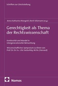Cover: Gerechtigkeit als Thema der Rechtswissenschaft - Nomos