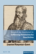 Cover: Zeitschrift der Gesellschaft f&uuml;r Schleswig-Holsteinische Geschichte - Matthiesen