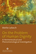 Cover: On the Problem of Human Dignity - K&ouml;nigshausen u. Neumann
