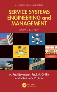 Enlarge image Cover: Service Systems Engineering and Management - Operations Research Series