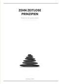 Cover: ZEHN ZEITLOSE PRINZIPIEN - BoD - Books on Demand