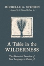 Cover: A Table in the Wilderness - Pickwick Publications