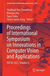 Enlarge image Cover: Proceedings of International Symposium on Innovations in Computer Vision and Applications - Springer