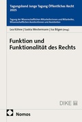 Cover: Funktion und Funktionalit&auml;t des Rechts - Nomos