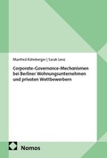 Cover: Corporate-Governance-Mechanismen bei Berliner Wohnungsunternehmen und privaten Wettbewerbern - Nomos